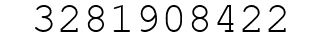 Number 3281908422.