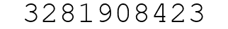 Number 3281908423.