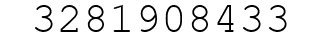 Number 3281908433.