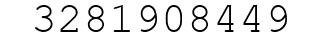 Number 3281908449.