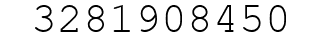 Number 3281908450.