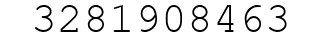 Number 3281908463.