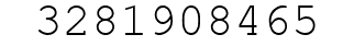 Number 3281908465.