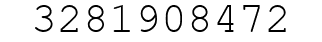 Number 3281908472.