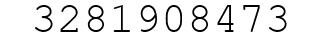 Number 3281908473.