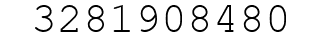 Number 3281908480.