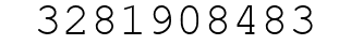 Number 3281908483.