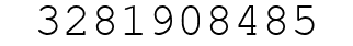 Number 3281908485.