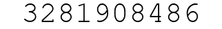 Number 3281908486.