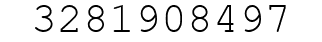 Number 3281908497.