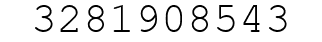 Number 3281908543.