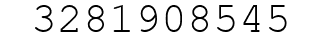 Number 3281908545.