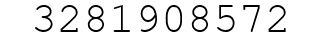 Number 3281908572.
