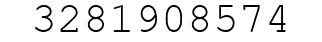 Number 3281908574.