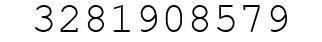 Number 3281908579.