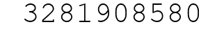 Number 3281908580.