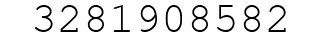 Number 3281908582.