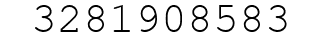 Number 3281908583.