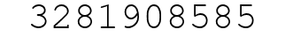 Number 3281908585.