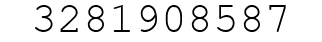 Number 3281908587.
