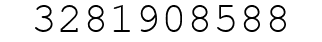 Number 3281908588.