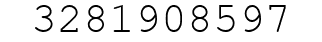 Number 3281908597.