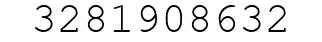 Number 3281908632.