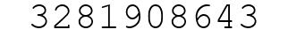 Number 3281908643.