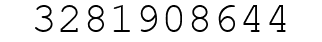 Number 3281908644.