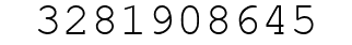 Number 3281908645.
