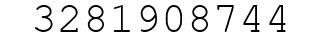Number 3281908744.