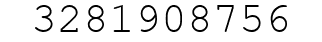 Number 3281908756.