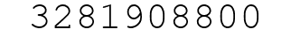Number 3281908800.
