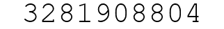 Number 3281908804.