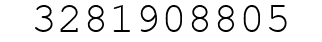 Number 3281908805.