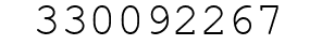 Number 330092267.