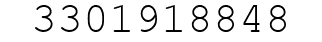 Number 3301918848.