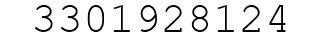 Number 3301928124.
