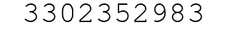 Number 3302352983.
