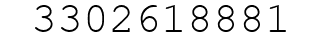 Number 3302618881.