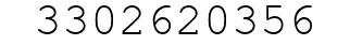 Number 3302620356.