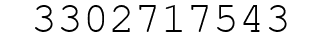 Number 3302717543.