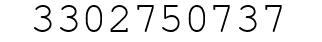 Number 3302750737.