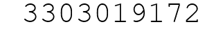 Number 3303019172.