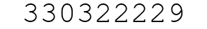 Number 330322229.