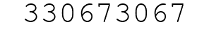 Number 330673067.