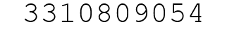 Number 3310809054.