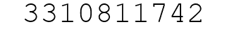 Number 3310811742.
