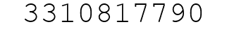 Number 3310817790.