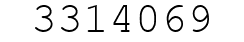 Number 3314069.